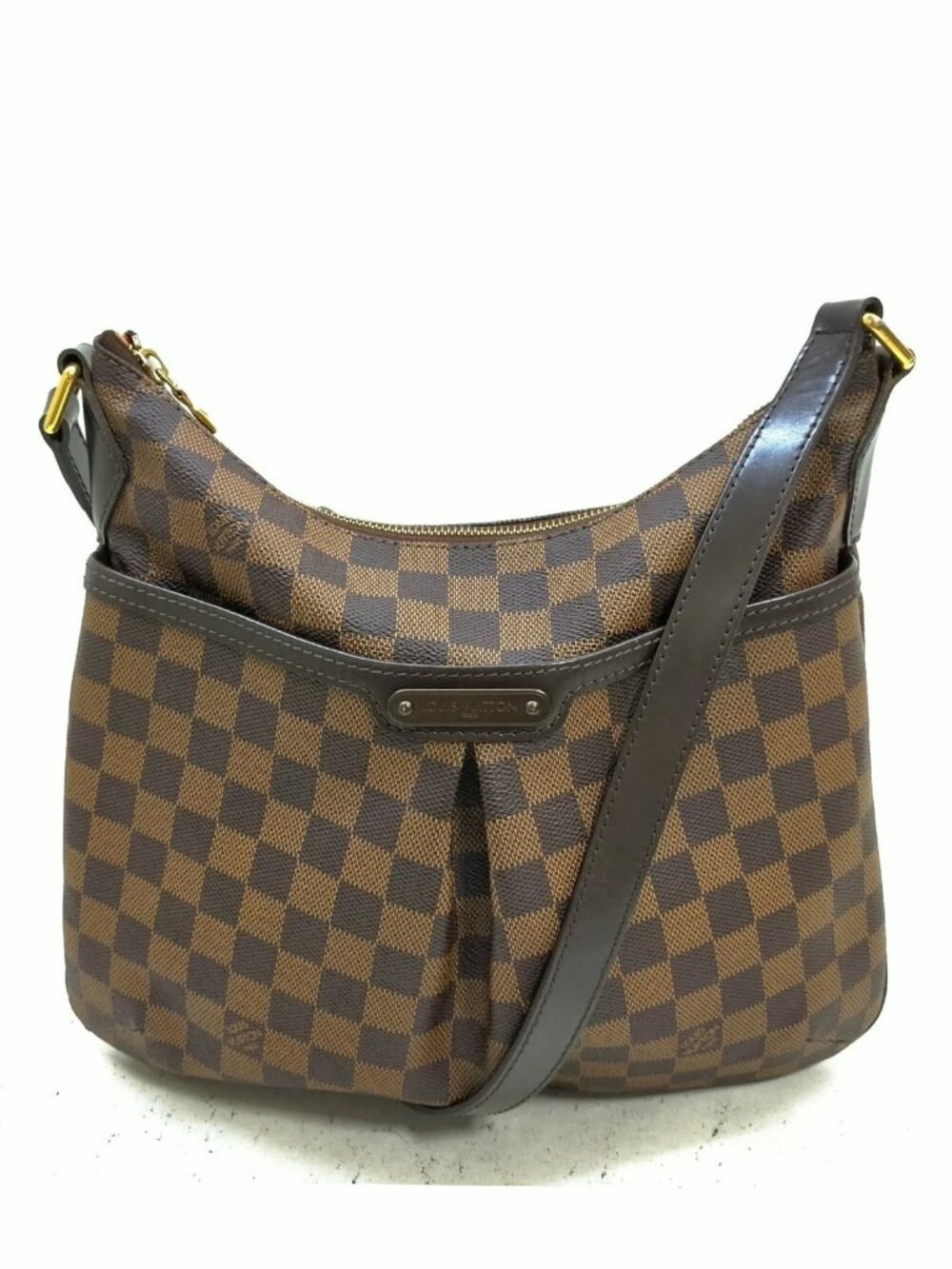 Authentic Louis Vuitton Bloomsbury PM Damier Ebene Crossbody Bag Brown - Picture 2 of 9